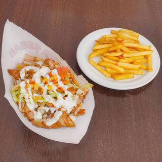 Menú De Doner Kebab Con Bebida + Patatas
