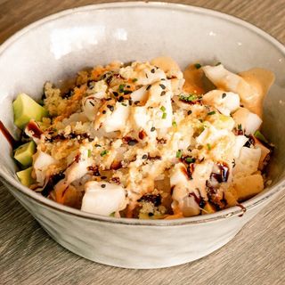 Donburi de Pez Mantequilla