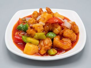 Gambas agridulce