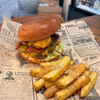 Smash Burger + patatas