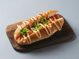 AMNESIA : BRIOCHE CON GAMBAS AL AJILLO