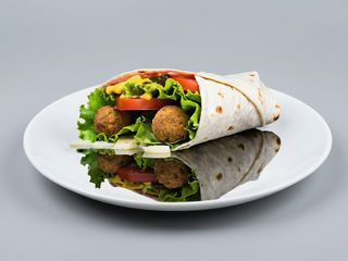 Rollo falafel