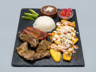 Pollo frito combinado