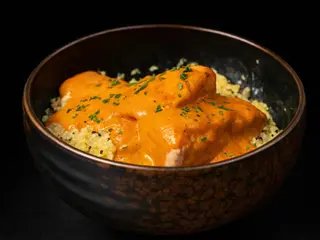 Salmón curry