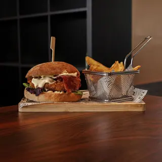 Hamburguesa golden mango