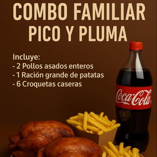 Combo Familiar Pico y Pluma