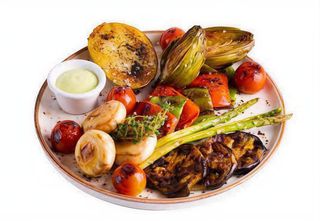 Verduras De Temporada A La Brasa