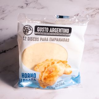 Tapas de Empanada Gusto Argentino 12und