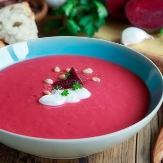 Salmorejo de remolacha