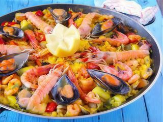 Paella de marisco