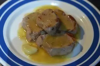 Solomillo al whisky