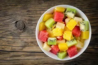 Fruta cortada