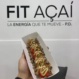 Fresas con chocolates calientes