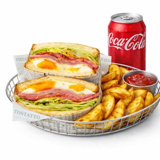 Combo Sándwich de Huevo & Jamón