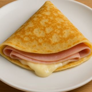 Crep de pernil dolç i formatge