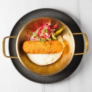 POLLO A LA KIEV CON PURE