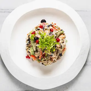 ENSALADA TEMPLADA DE BERENJENA