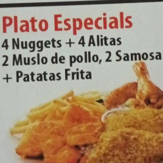 Oferta de plato especial