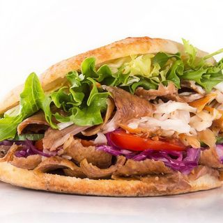 Pita kebab de pollo 