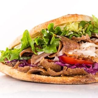 Pita kebab de ternera 