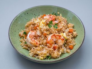 Arroz Con Gamba Y Verdura