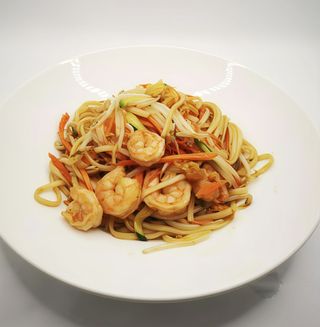 Udon Frito De Gamba Con Verdura