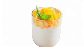 Yogur con mango