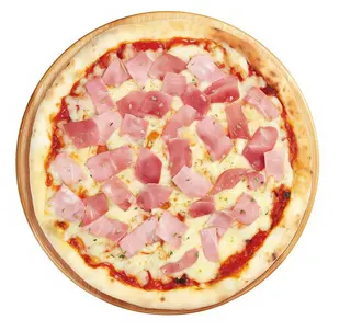 Pizza de jamón y queso (28 cm.)