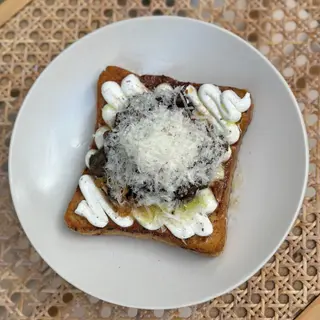French toast de setas y trufa