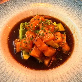 tartar de salmón