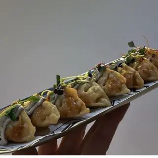 Gyozas langostino trufa