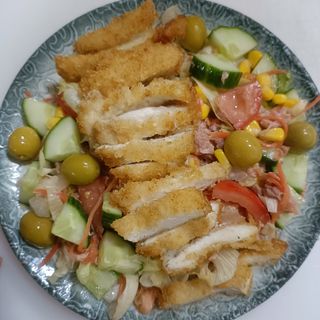 Ensalada pechuga de pollo