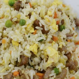 Arroz fritos con terneras