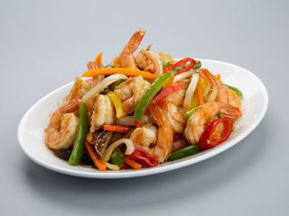 106A. Gamba con verdura