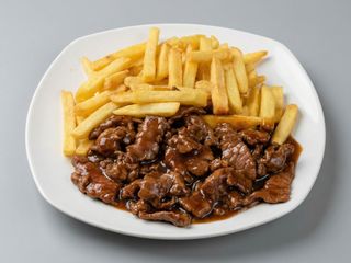 108D. Ternera con patatas fritas