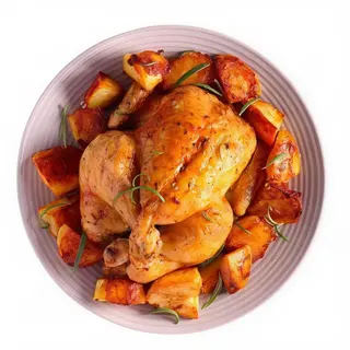 Pollo con patata
