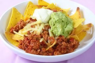 Nachos boloñesa 3 quesos