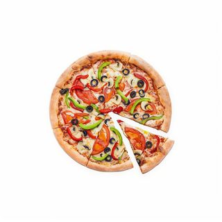 Pizza vegetal familiar