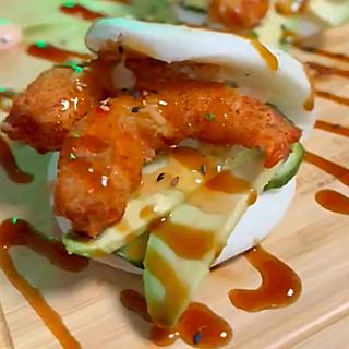 Pan bao con langostino TAMAÑO GRANDE