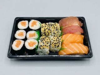 Bandeja de Salmon y Atún(14 Piezas)