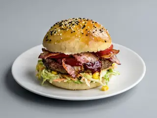 Hamburguesa bbq