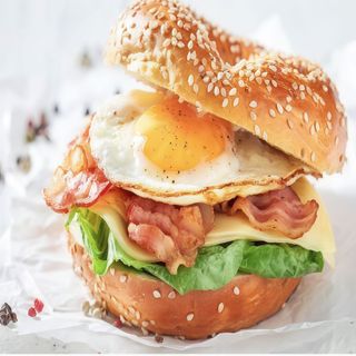 The iconic breakfast bagel