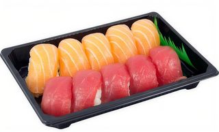 Nigiri mix de salmón y atún 10 uds.