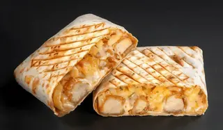 Tacos XL de nuggets de pollo