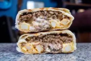 Tacos XL de carne picada