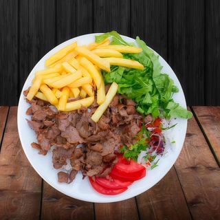 Plato kebab de ternera