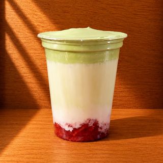 Matcha con Fresa