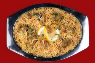 Biryani de cordero