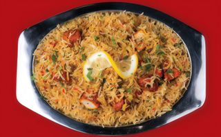 Biryani de pollo tikka