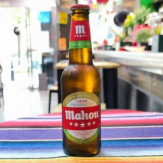 Cerveza Mahou 5 Estrellas Sin Gluten Lata 33cl.